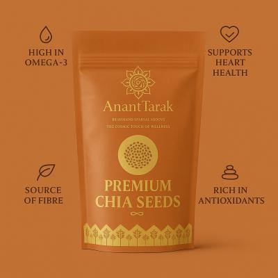Premium Chia Seeds 100gm – High Fiber Superfood | Boost Energy & Digestion | आयुर्वेदिक चिया बीज