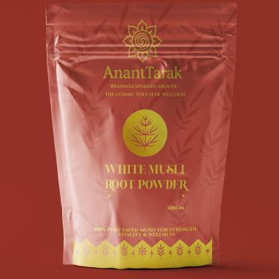White Musli Root Powder – 100% Pure Safed Musli for Strength, Vitality & Wellness (100g)